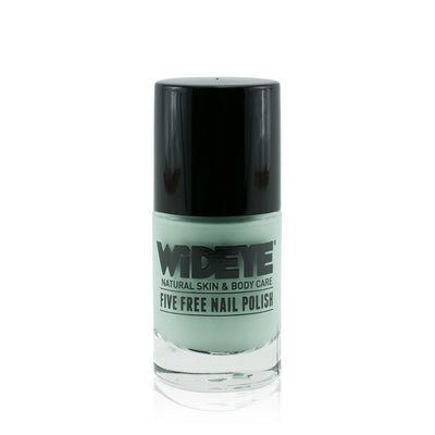 Mint green nail polish in glass bottle by WiDEYE.