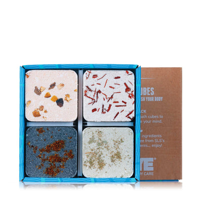 Detoxifying Clay Bath Cube Gift Set | Four Pack