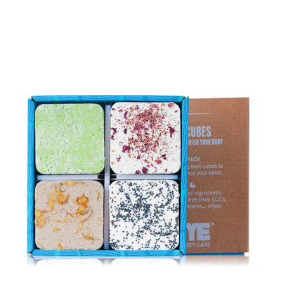 Rehydrating Clay Bath Cube Gift Set | Four Pack