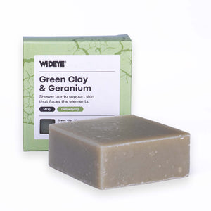 Green Clay & Geranium Shower Bar