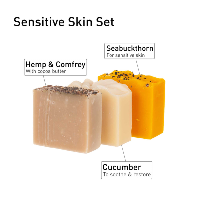 Natural Soap Welcome Pack | 3 Bars