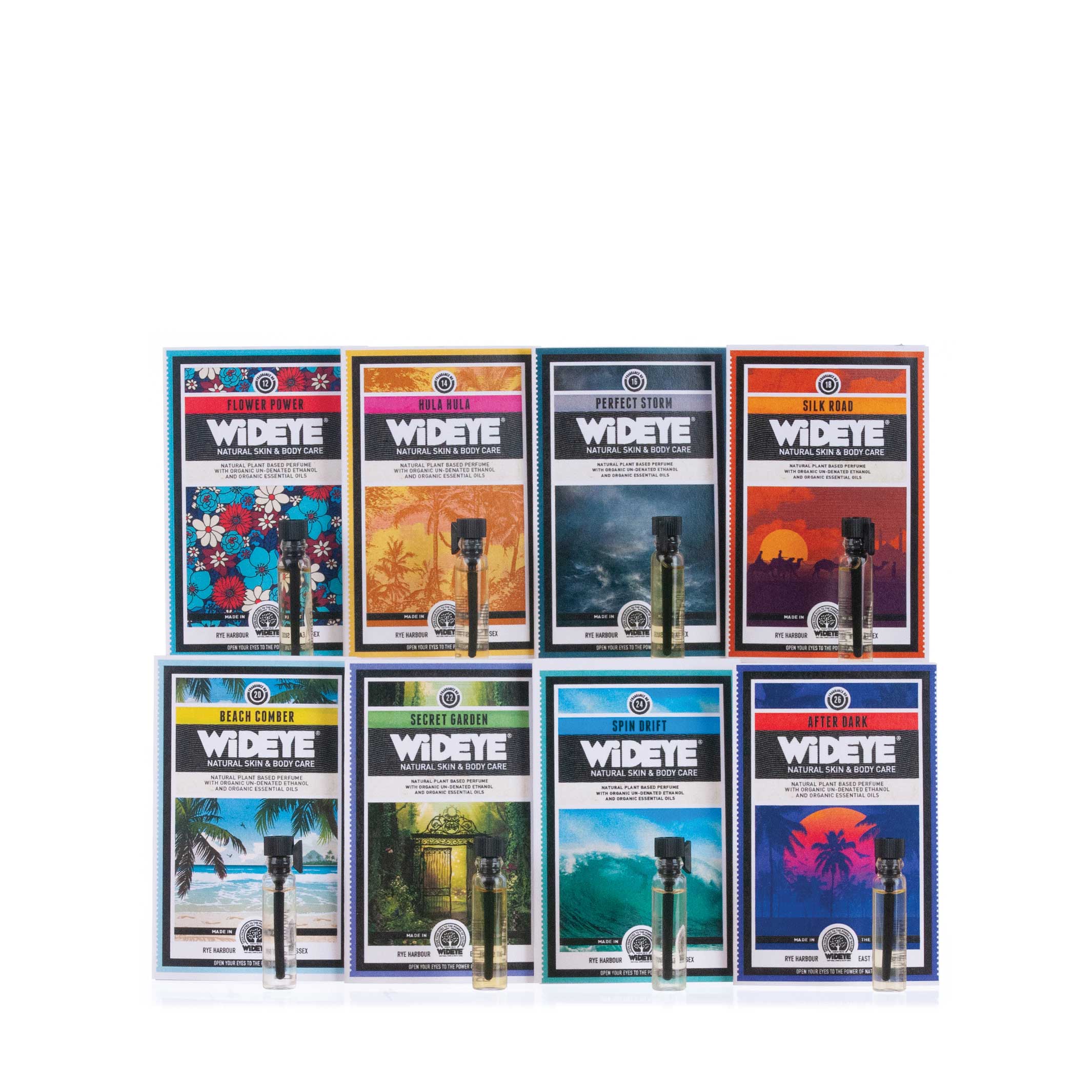 Natural Organic Fragrance Sample Collection | Bath Gifts | WiDEYE