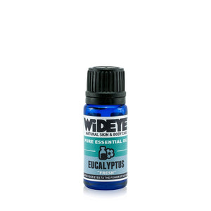 Natural aromatherapy Eucalyptus essential oil in glass bottle by WiDEYE