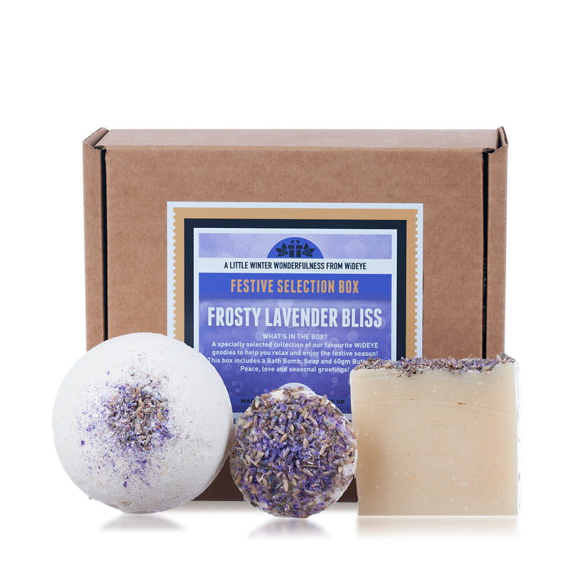 Frosty Lavender Bliss Festive Selection Gift Box - WiDEYE
