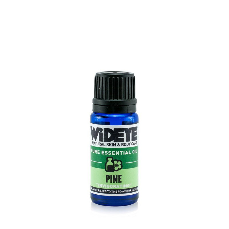 Natural aromatherapy Pine essential oil in glass bottle by WiDEYE.