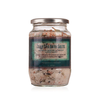 Recharge Clay Spa Bath Salts | Glass - WiDEYE